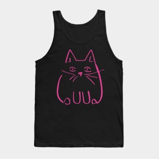 Pink Kitty Tank Top